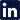 LinkedIn-logo, som fører direkte til Aarhus BSS' LinkedIn.